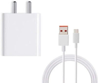 WEFIXALL 33 W SuperVOOC 3 A Wall Charger for Mobile with Detachable Cable(White, Cable Included)