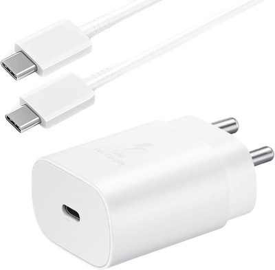 HOMEMO 25 W PPS 5 A Wall Charger for Mobile with Detachable Cable(White, Cable Included)
