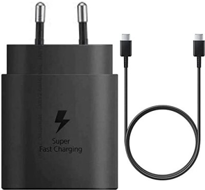 KONICARE 45 W PD 5 A Mobile Charger with Detachable Cable(compatible for samsung S10 5G, Note 10,Note 20 / Plus (Adapter and Cable), Cable Included)