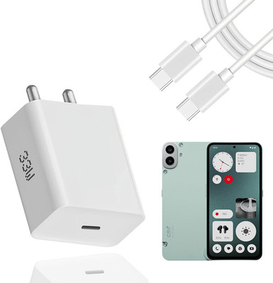 MAK 33 W Supercharge 3.1 A Wall Charger for Mobile with Detachable Cable(White)