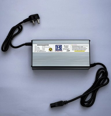 bheemtek Adaptive Charging 12 A SMPS Charger for E-Bike(Silver, Cable Included)