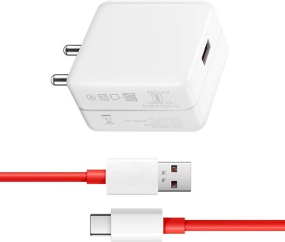 MAK 65 W Qualcomm 3.0 6 A Mobile Charger with Detachable Cable(White, Cable Included)