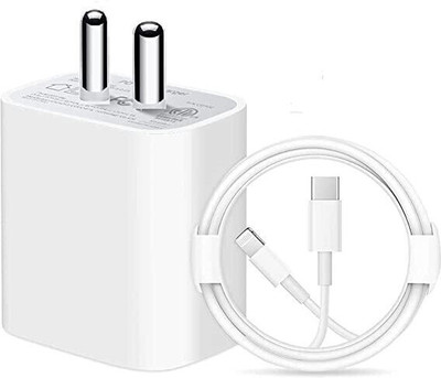 Avaxon 20 W 2.4 A Wall Charger for Mobile(White, Cable Included)