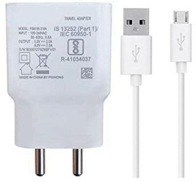 The Black Store Wall Charger for Mobile(White, Cable Included)