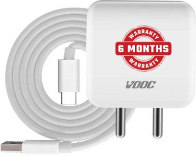 MGEdge 85 W SuperVOOC 6 A Mobile Charger with Detachable Cable(White, Cable Included)