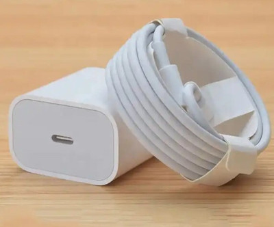 xstar 20 W PD 3 A Wall Charger for Mobile with Detachable Cable(White, Cable Included)
