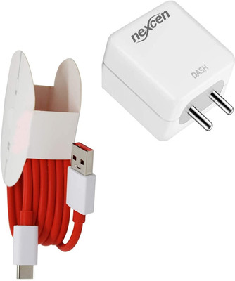 NEXCEN 33 W SuperVOOC 4 A Wall Charger for Mobile with Detachable Cable(Red, Cable Included)