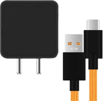 Heatmor 30 W Warp 6 A Wall Charger for Mobile with Detachable Cable(Black, Cable Included)