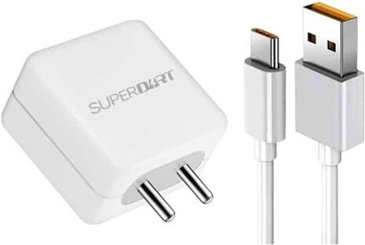 WEFIXALL 65 W 6 A Wall Charger for Mobile with Detachable Cable(White)