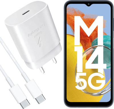 RoarX 25 W Supercharge 3.1 A Wall Charger for Mobile with Detachable Cable(Super Fast Charging, Compatible for Galaxy M14 5G & Other Devices, White, Cable Included)