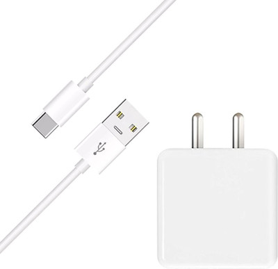 SB 30 W SuperVOOC 4 A Wall Charger for Mobile with Detachable Cable(White, Cable Included)