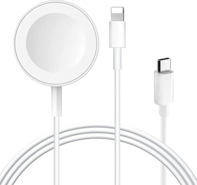 X88 Pro Qualcomm 3.0 2.5 A Wireless Smartwatch Charger with Detachable Cable(White)