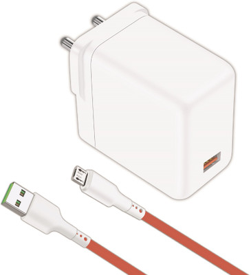 TP TROOPS 30 W 3 A Wall Charger for Mobile with Detachable Cable(30 Watt With Micro Cable)