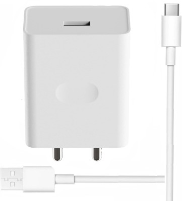 OTD 65 W SuperVOOC 6 A Mobile Charger with Detachable Cable(65 watt Supervooc Charger for OnePlus Nord 2 , White, Cable Included)
