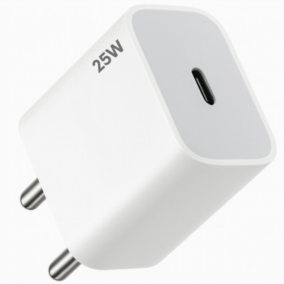 RoarX 25 W Quick Charge 3 A Wall Charger for Mobile(White)