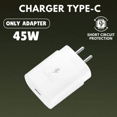 SACRO 45 W PD 3 A Wall Charger for Mobile(White)