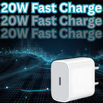 gophone 20 W Quick Charge 3 A Wall Charger for Mobile with Detachable Cable(White)