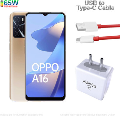 Reliable 65 W SuperVOOC 6 A Wall Charger for Mobile with Detachable Cable(White, Cable Included)