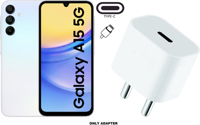 Prifakt 25 W Quick Charge 3.1 A Wall Charger for Mobile(White, Superfast Charging For Samsung Galaxy A15 5g Fast Charger Adapter)