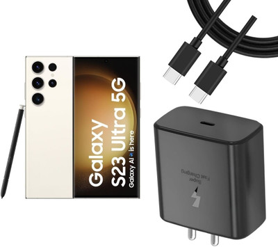 MAK 45 W Supercharge 5 A Wall Charger for Mobile with Detachable Cable(45W Charger Type C Super Fast Charging USB C Android Charger Black, Cable Included)