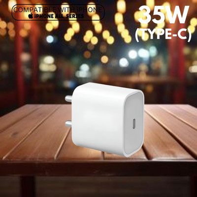 SACRO 35 W PD 3 A Wall Charger for Mobile(White)