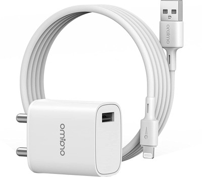 ORAIMO 18 W 3 A Wall Charger for Mobile with Detachable Cable(White, Cable Included)