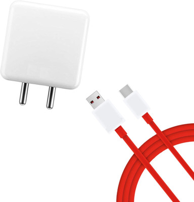 PECZARDH 80 W Dash 7.3 A Wall Charger for Mobile with Detachable Cable(Dash Charger Compatible with Nord 2 5G / Nord 2 x PAC-MAN Edition, White, Cable Included)