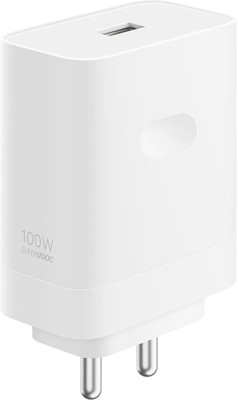 DEBOCK 100 W SuperVOOC 5 A Wall Charger for Mobile with Detachable Cable(White, Cable Included)
