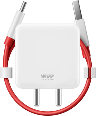 Heatmor 30 W Warp 6 A Wall Charger for Mobile with Detachable Cable(White, Cable Included)