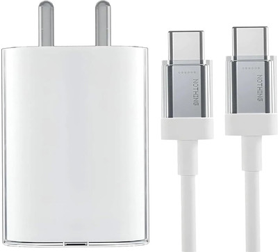 Muvit 45 W Quick Charge 6 A Single Port Mobile Charger with Detachable Cable(White, Cable Included)