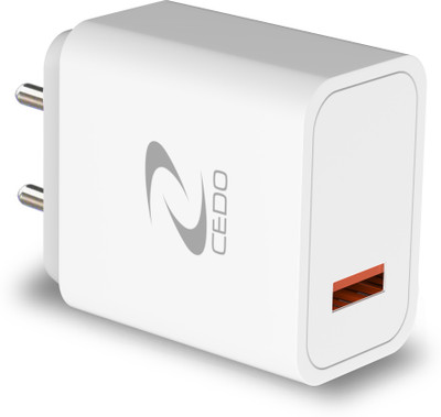 CEDO 18 W Quick Charge 3 A Wall Charger for Mobile(White)