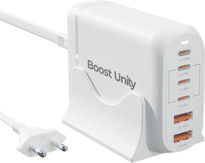 Ultraprolink 100 W GaN 5 A Multi-pin Wall Charger for Mobile with Detachable Cable(White, Cable Included)