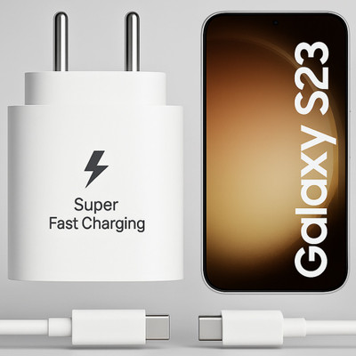 RoarX 25 W Supercharge 3.1 A Wall Charger for Mobile with Detachable Cable(White)