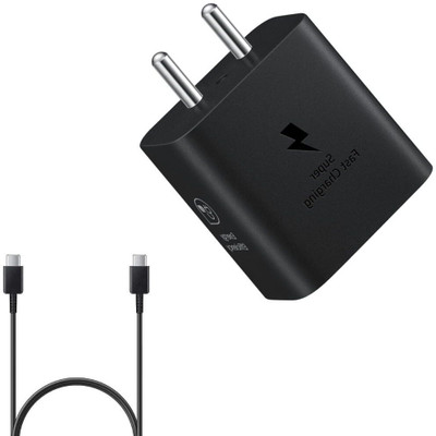 Avaxon 25 W PD 3 A Wall Charger for Mobile with Detachable Cable(Black, Cable Included)