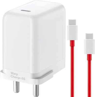 UXE 65 W PD 3.1 A Wall Charger for Mobile(red cable included, Cable Included)