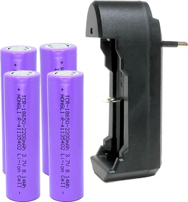 UNIXAA Adaptive Charging 1.5 A Wall Charger for Camera(Battery Charger With 4 X 2200mAh Battery)