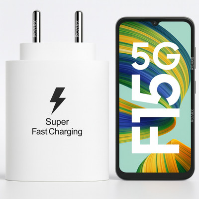 RoarX 25 W Supercharge 3 A Wall Charger for Mobile(ORIGINAL 25W SUPERFAST CHARGING ADAPTER COMPATIBLE FOR GALAXY F15 5G 3A Charger)