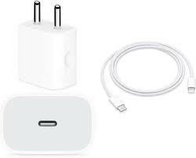 The Black Store Wall Charger for Mobile(Iphone 13| Iphone 13 Pro| Iphone 12| 12Pro| 13Pro Max| 12 Mini (Adapter & Cable), Cable Included)