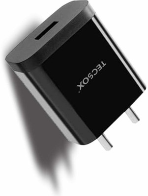 TecSox PD 4 A Wall Charger for Mobile with Detachable Cable(Black)