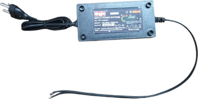 IPSIMPACT Adaptive Charging 2 A SMPS Charger for E-Bike with Detachable Cable(Black, Cable Included)