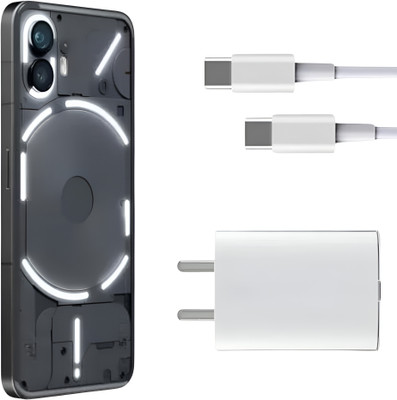 Kizzy 45 W PPS 3 A Wall Charger for Mobile with Detachable Cable(White, Cable Included)