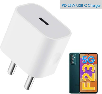 EliteGadgets 25 W PD 3 A Mobile Charger(25Watt Fast Charging Support for Samsung Galaxy S23, Samsung Galaxy A24, White)