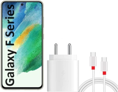Pacificdeals 25 W Quick Charge 2.5 A Mobile Charger(Samsung F23, Samsung Z Fold 2, Samsung F14, Samsung F54, Samsung Z Flip 4, Cable Included)
