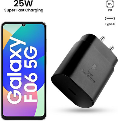 MAK 25 W Quick Charge 3.1 A Wall Charger for Mobile(Black)