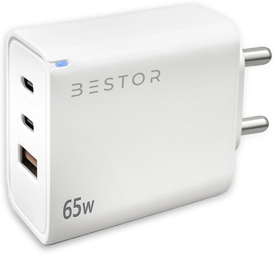 Bestor 65 W GaN 5 A Wall Charger for Mobile(White)