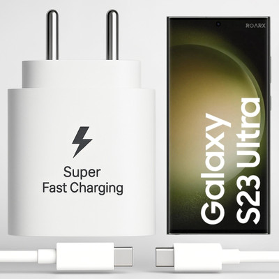 RoarX 25 W PD 3 A Wall Charger for Mobile with Detachable Cable(White, Cable Included)