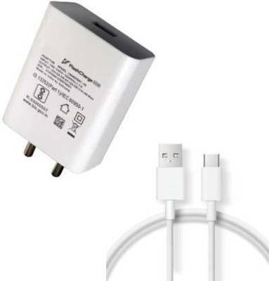 WEFIXALL 44 W 4 A Wall Charger for Mobile with Detachable Cable(White)