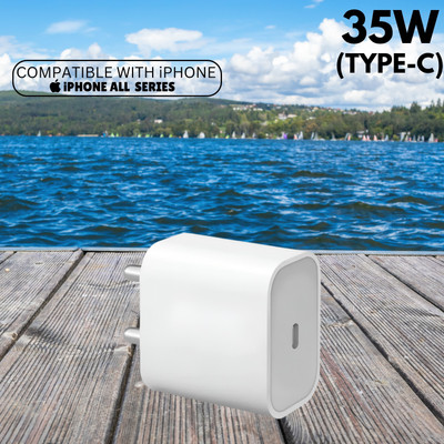 Guggu 35 W PD 3 A Wall Charger for Mobile(White)
