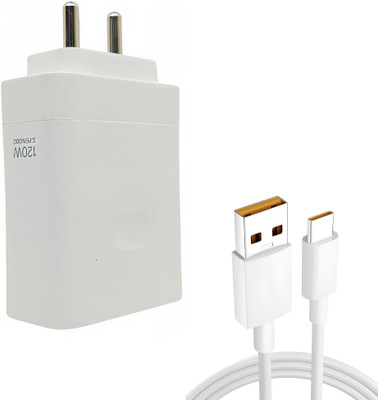 Avaxon 120 W SuperVOOC 12 A Wall Charger for Mobile with Detachable Cable(Realme GT 7 Pro/Narzo 80 Pro/ P3 Pro/13/13 Pro Plus/12 Pro+/12Pro/, Cable Included)