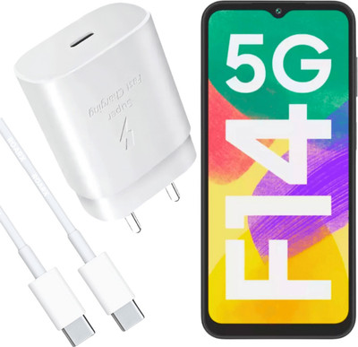 RoarX 25 W Adaptive Charging 3 A Wall Charger for Mobile with Detachable Cable(White, Superfast Charger Compatible for Galaxy F14 5G & Other Devices, Cable Included)